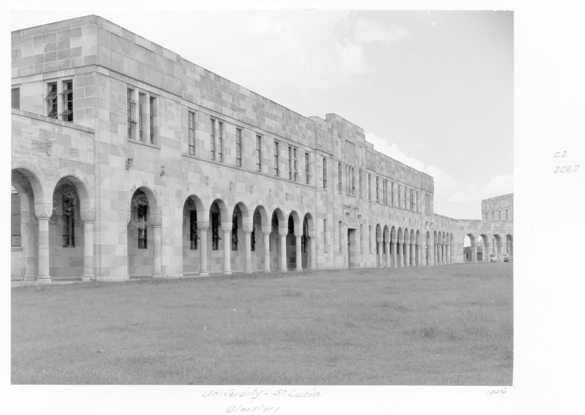 University of Queensland, cloisters, St Lucia - Brisbane, 1956