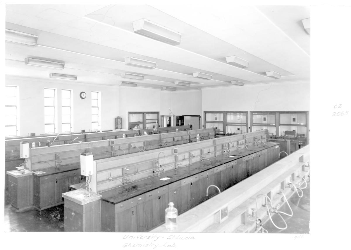 University of Queensland, Chemistry lab, St Lucia - Brisbane, 1956
