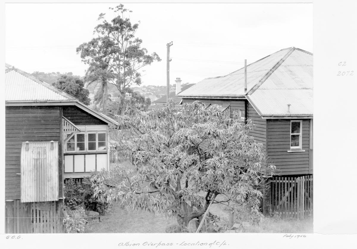 Construction of the Albion overpass - Brisbane, February 1956