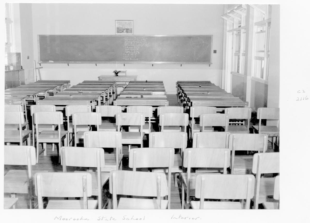 New Moorooka State School classroom - Brisbane, 1956