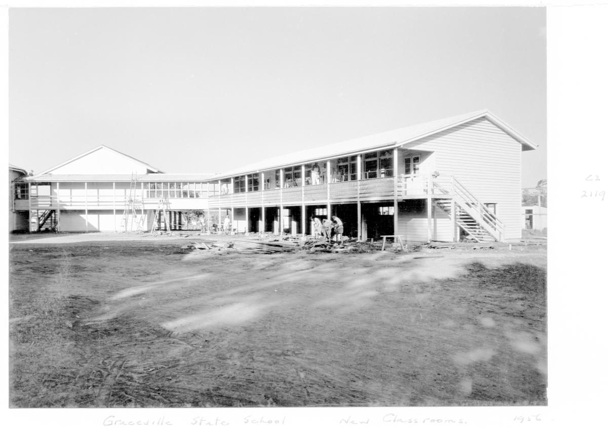 Graceville State School new classrooms - Brisbane, 1956