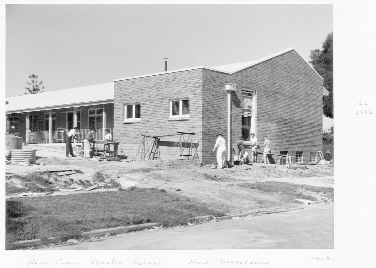 New Farm Spastic School new classrooms - Brisbane, 1956