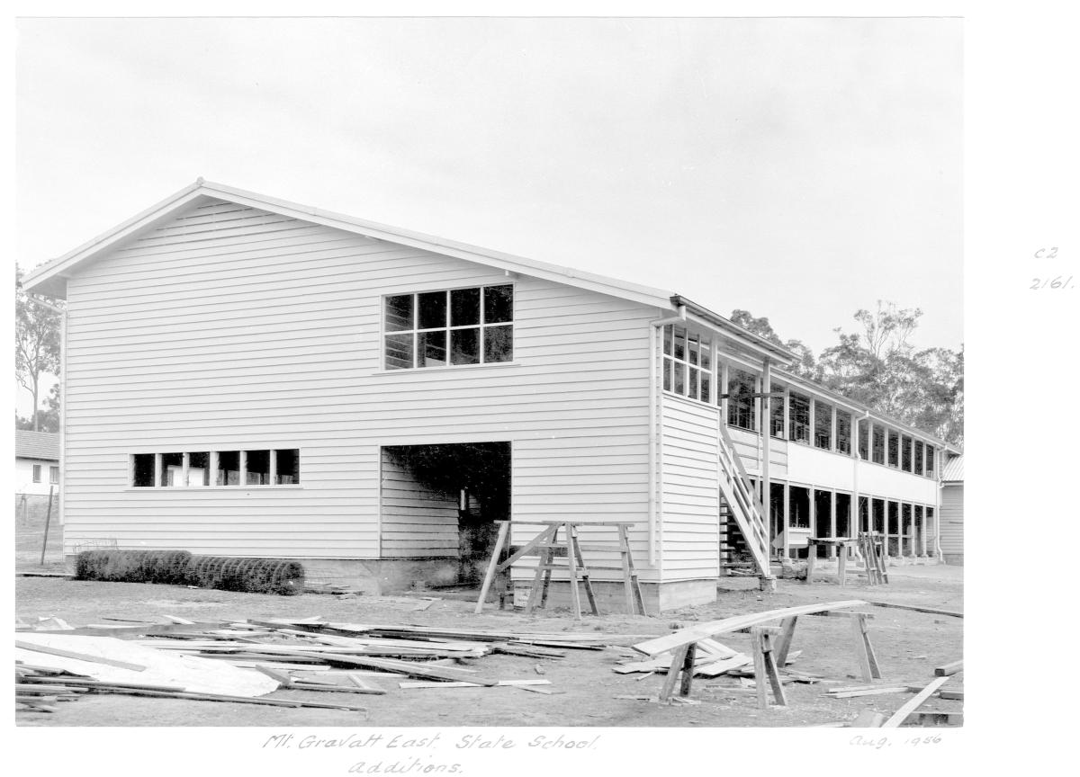 Mount Gravatt East State School additions - Brisbane, August 1956