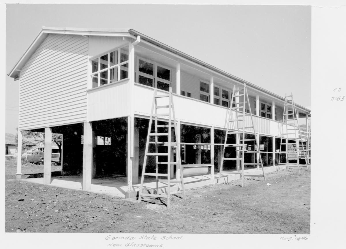 Corinda State School new classrooms - Brisbane, August 1956