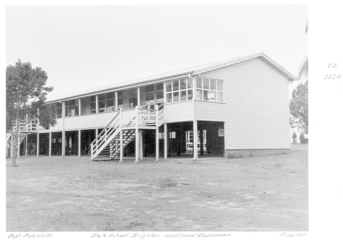 Brighton State School additional classrooms - Brisbane, June 1957