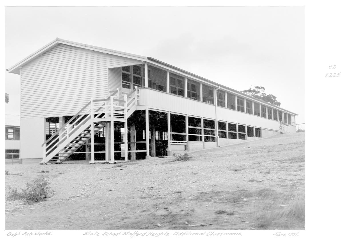 Stafford Heights State School additional classrooms - Brisbane, June 1957