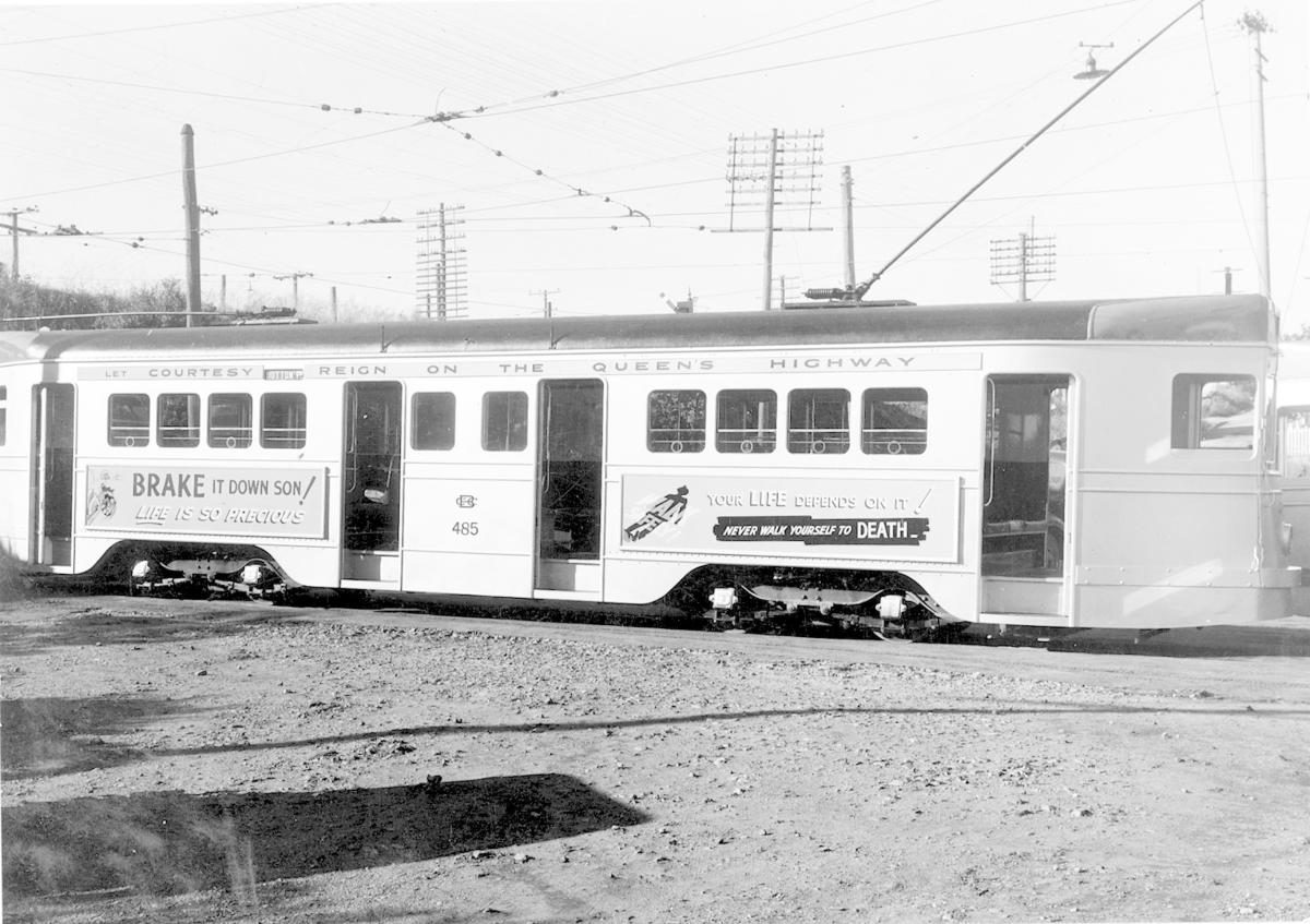 Road Safety Council tramway - Brisbane, 1955