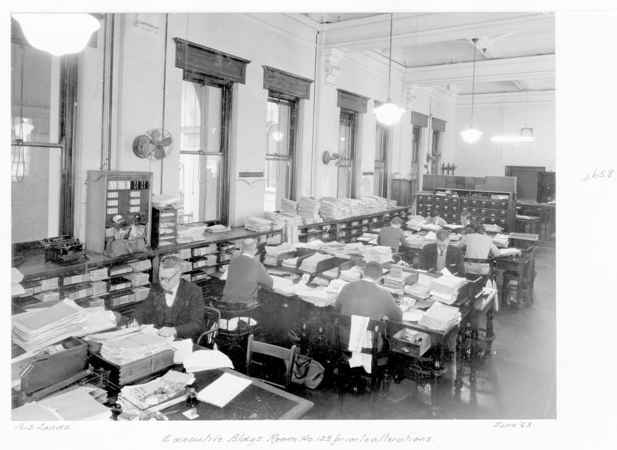 Executive Building Room No. 123 prior to alterations, Brisbane, June 1963