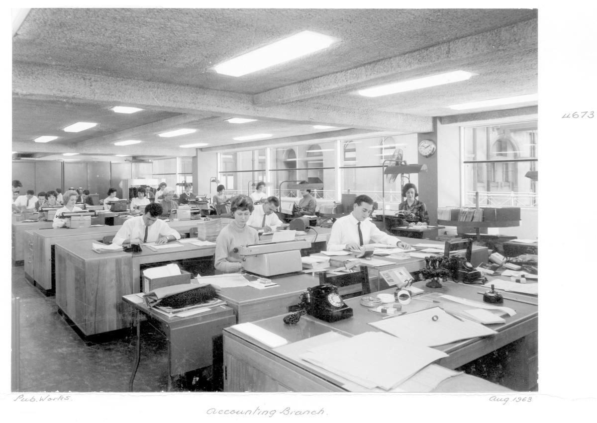 Accounting branch offices, Brisbane, August 1963