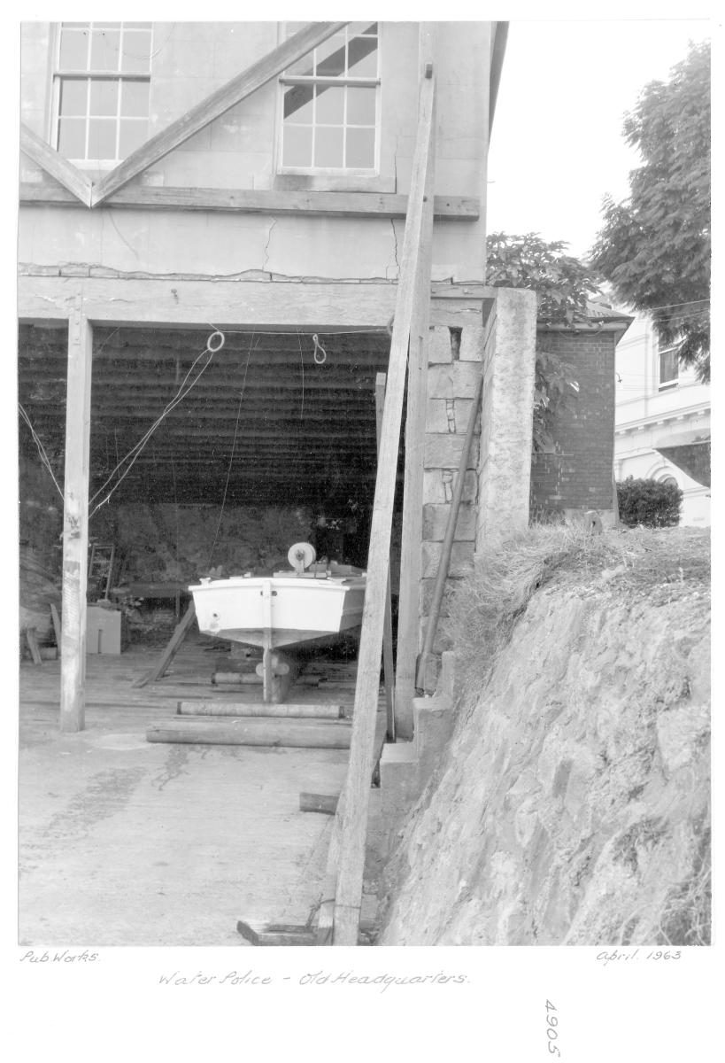 Water Police old Headquarters, Brisbane, April 1964