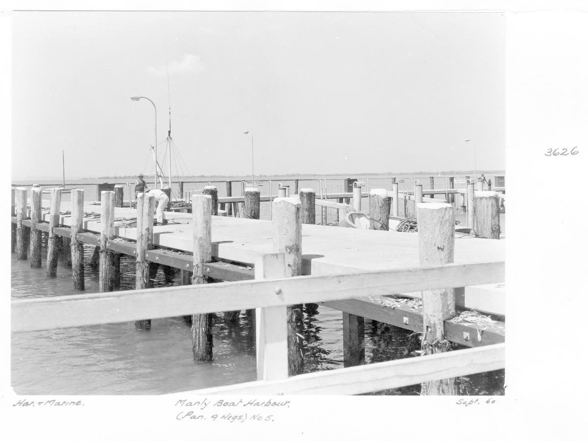 Manly Boat Harbour - Brisbane, September 1960