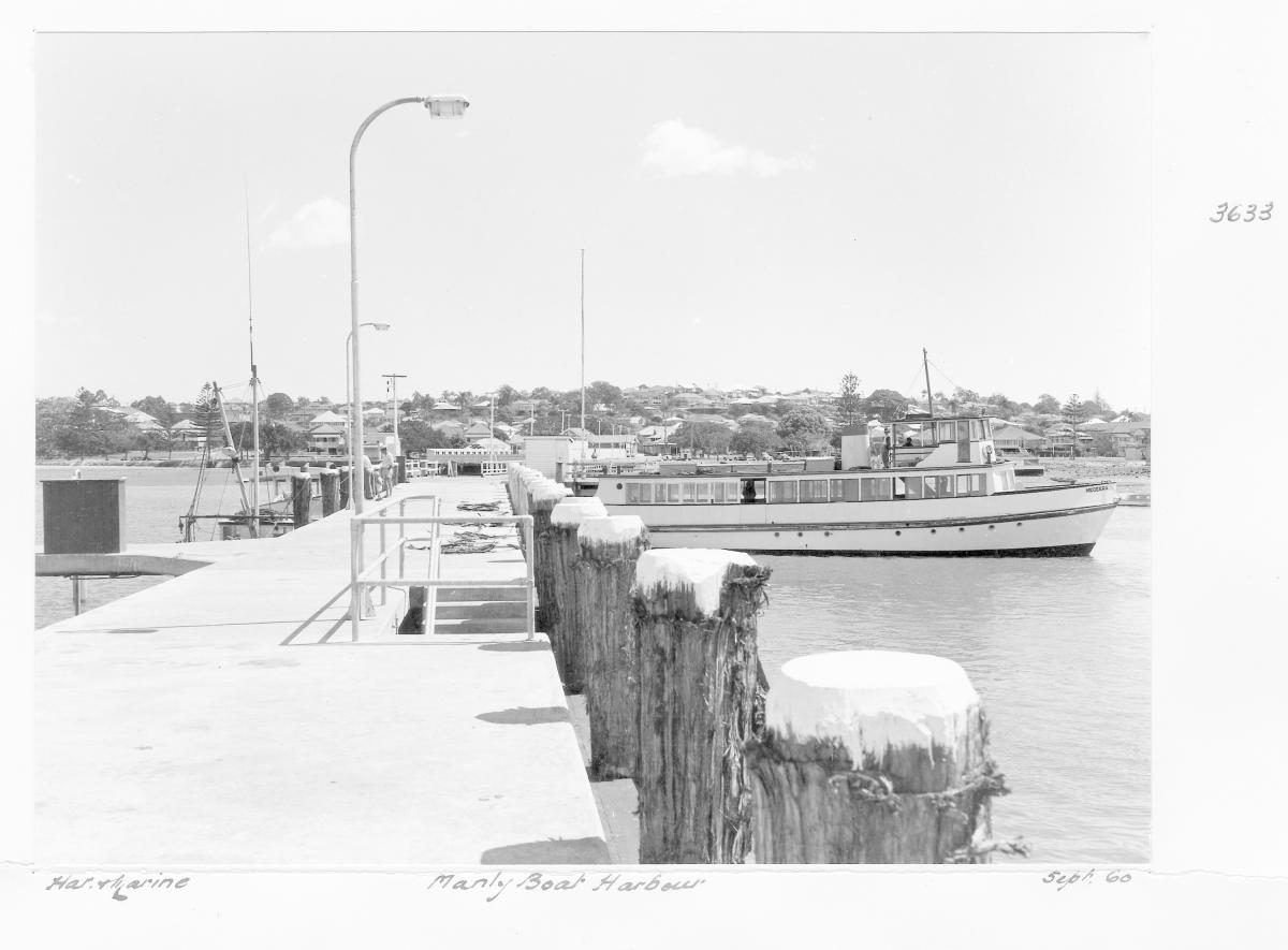 Manly Boat Harbour - Brisbane, September 1960