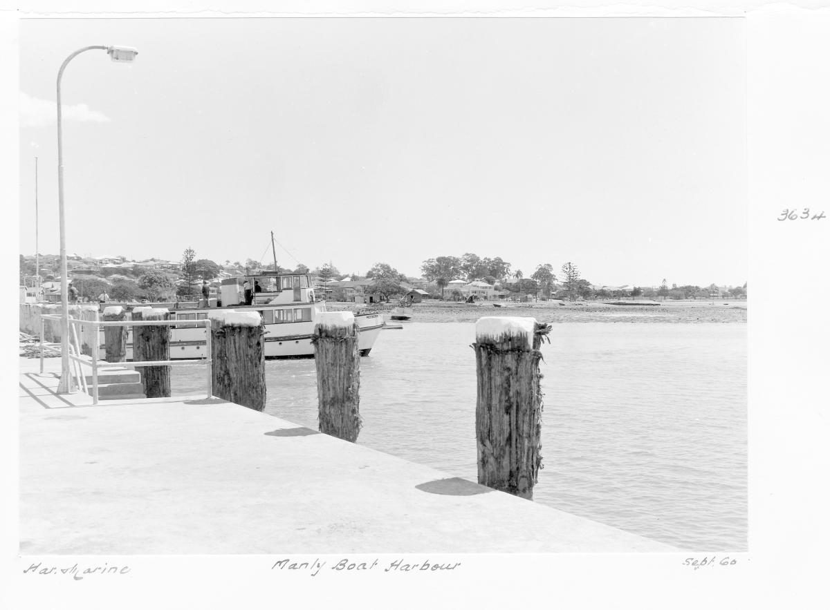 Manly Boat Harbour - Brisbane, September 1960
