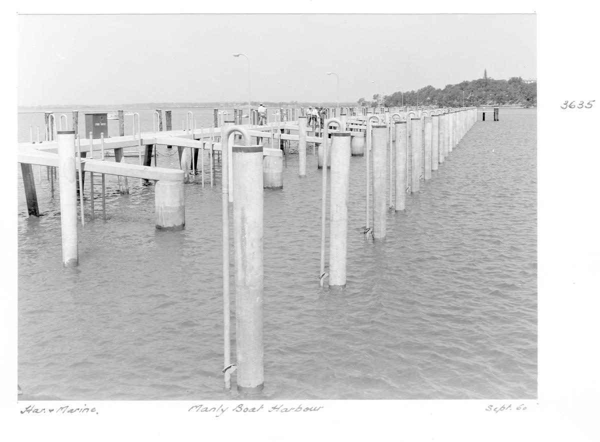 Manly Boat Harbour - Brisbane, September 1960