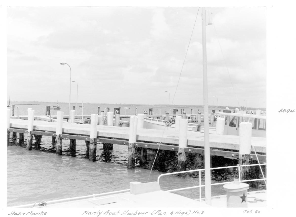 Manly Boat Harbour - Brisbane, October 1960