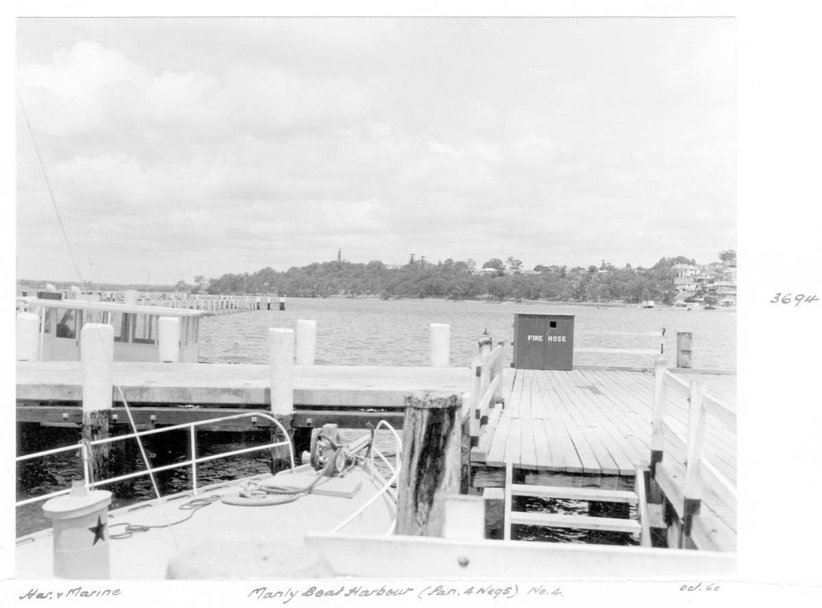 Manly Boat Harbour - Brisbane, October 1960