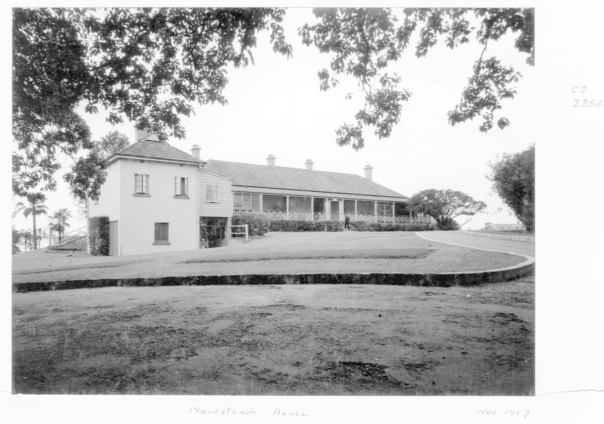 Newstead House, Brisbane, November 1957