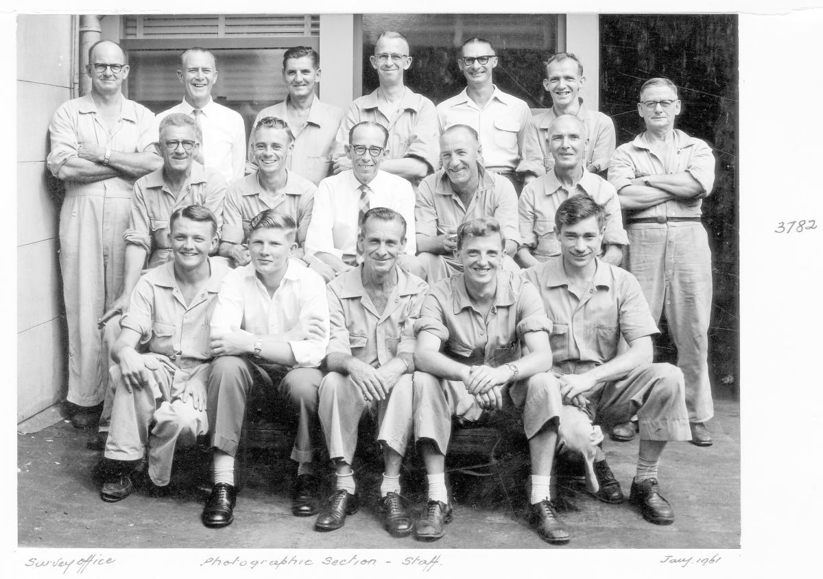 Survey Office Photographic section staff - Brisbane, February 1961