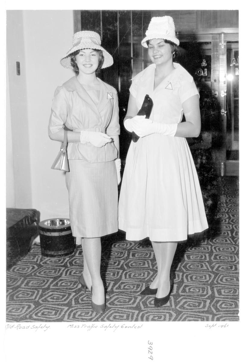 Miss Traffic Safety Quest 1961 contestants - Brisbane, September 1961
