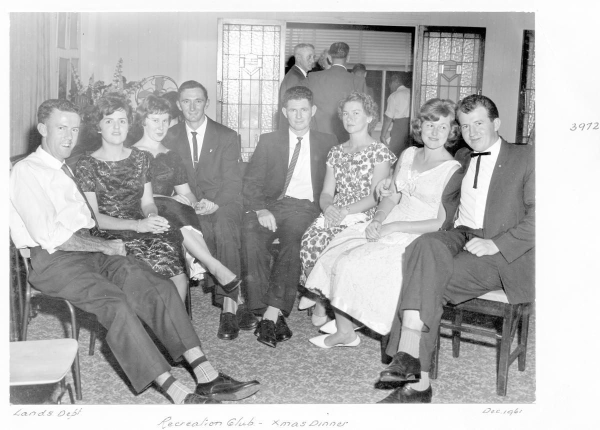Lands Department Recreation Club Christmas Dinner - Brisbane, December 1961