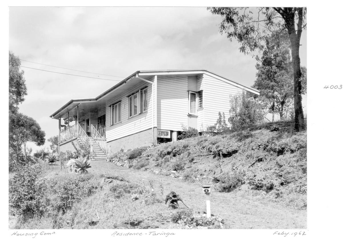 Housing Commission residence at Taringa - Brisbane, February 1962