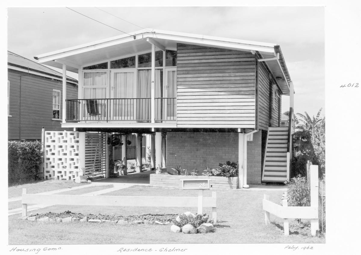 Housing Commission residence at Chelmer - Brisbane, February 1962