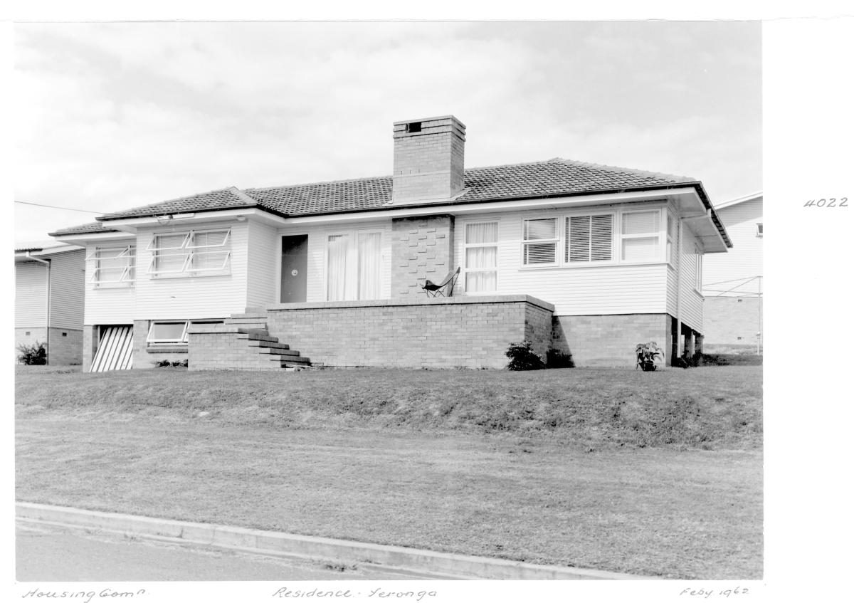 Housing Commission residence at Yeronga - Brisbane, February 1962