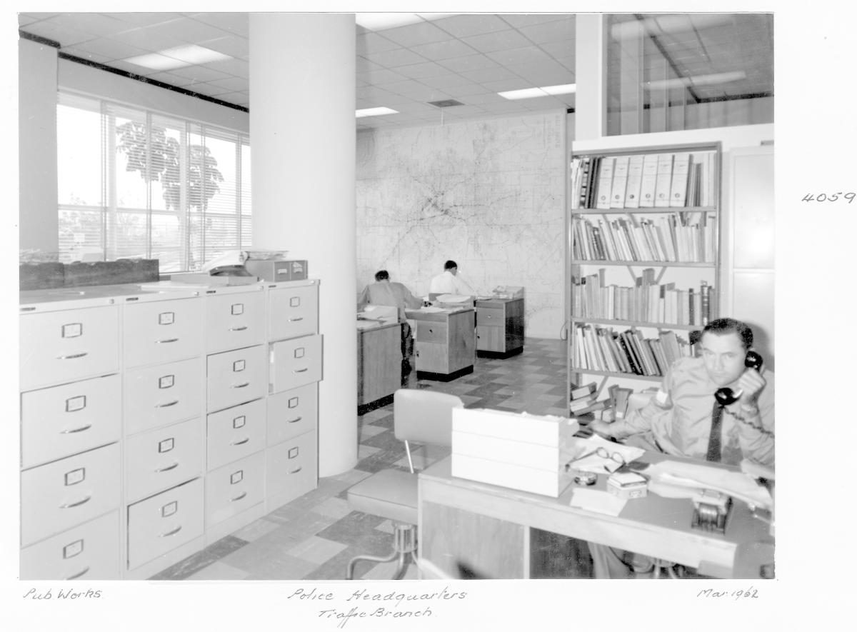 Police Headquarters Traffic Branch - Brisbane, March 1962