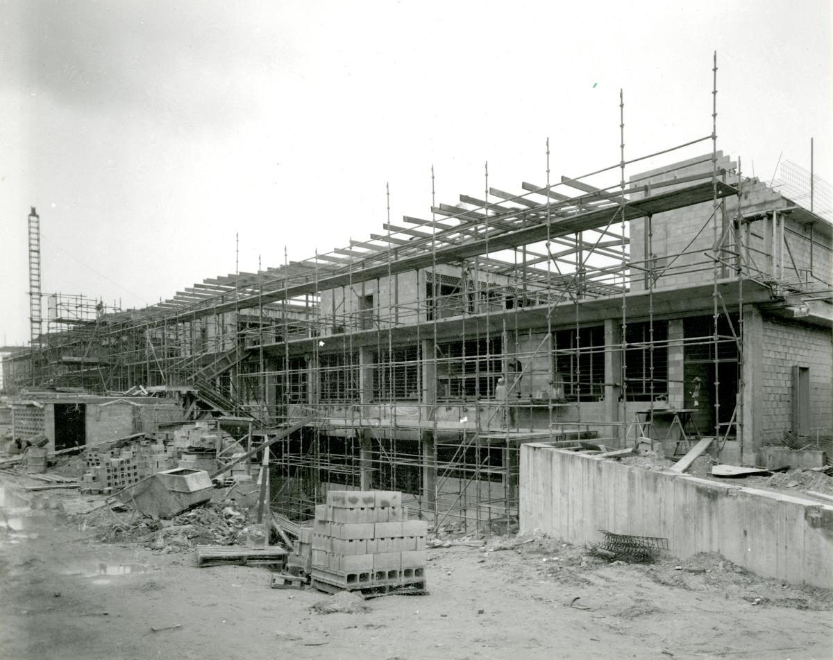 Construction of HM Prison Boggo Road Workshop Block - Brisbane, June 1972
