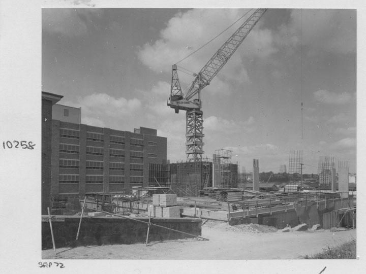 Progress of construction of the Queensland Institute of Technology Paramedical School - Brisbane, September 1972