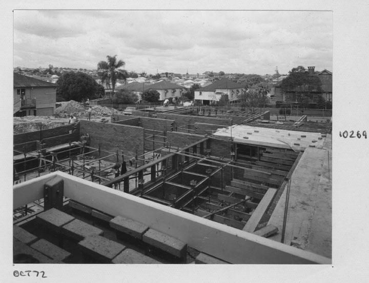 Construction of the Warilda Children's Home at Wooloowin - Brisbane, October 1972
