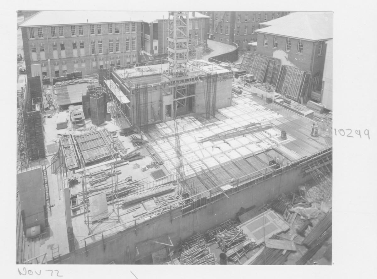 Construction of the Queensland Institute of Technology (QIT) Paramedical School - Brisbane, November 1972