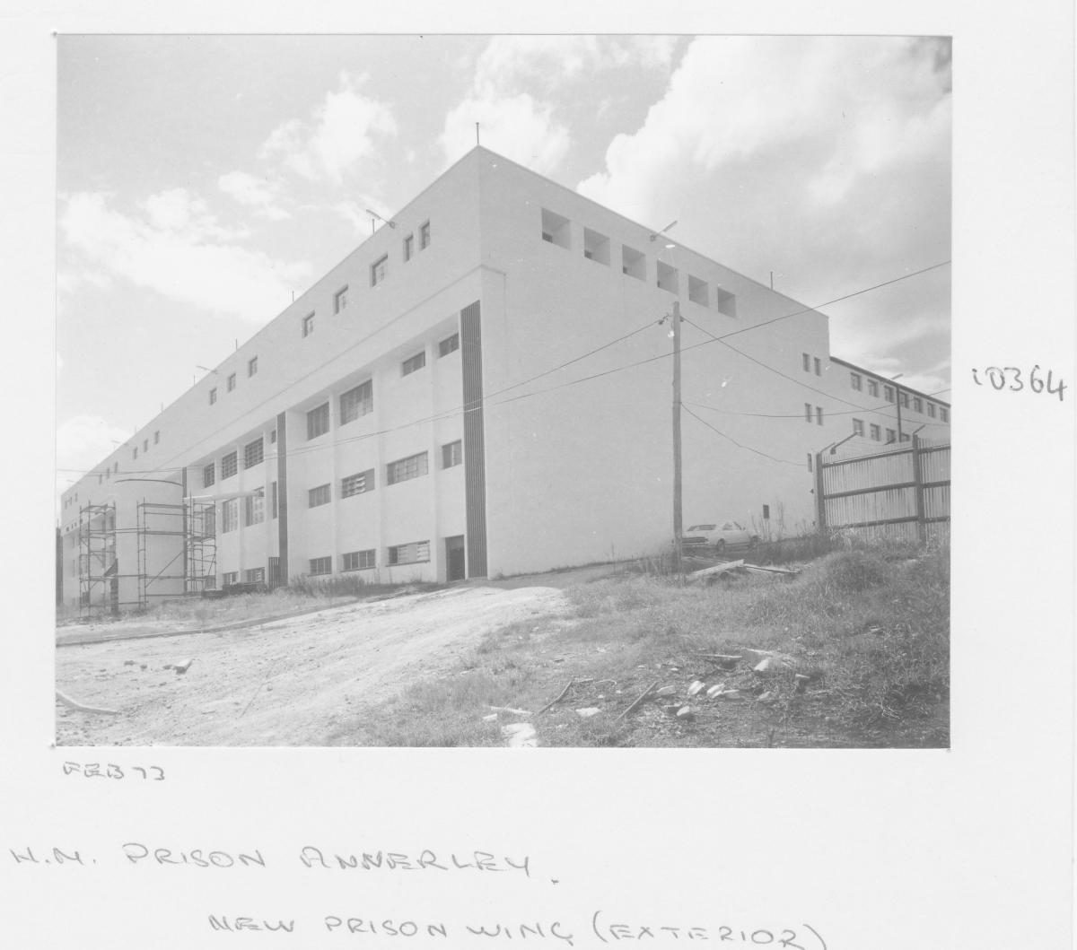 HM Prison Annerley, exterior of new prison wing - Brisbane, February 1973
