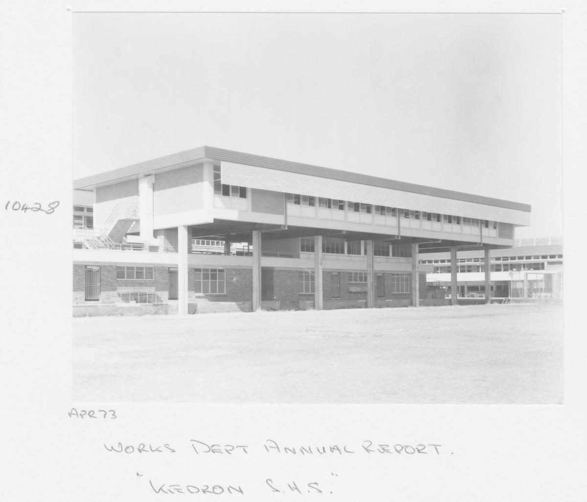 Kedron State High School - Brisbane, April 1973