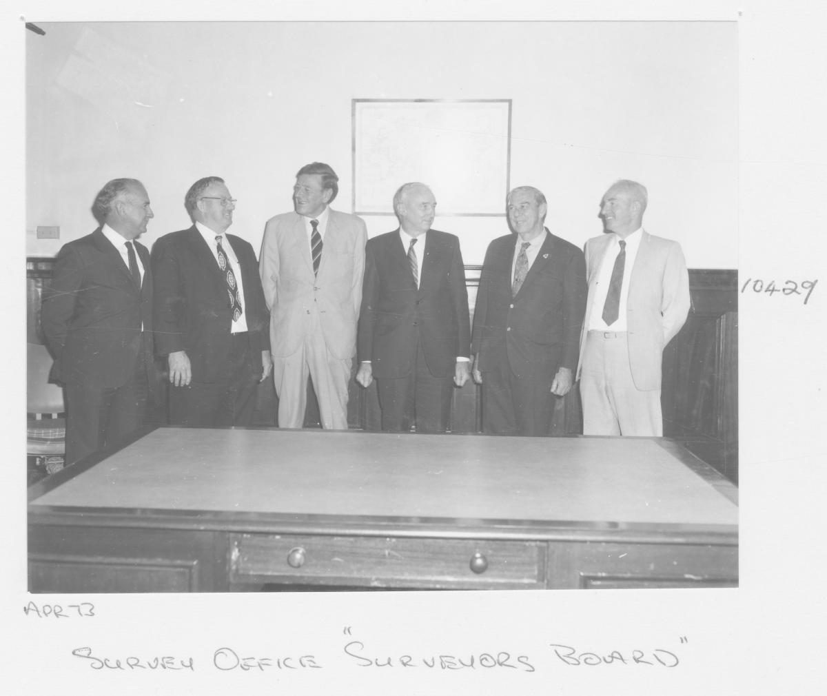 Members of the Survey Ofiice's Surveyors Board - Brisbane, April 1973