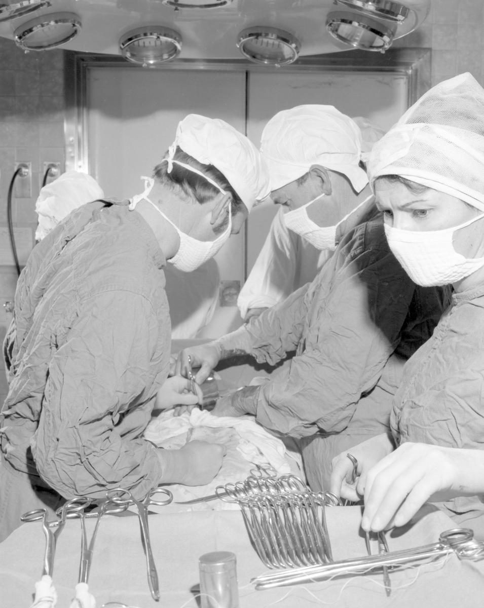 Operating Theatre, Royal Brisbane Hospital, August 1969