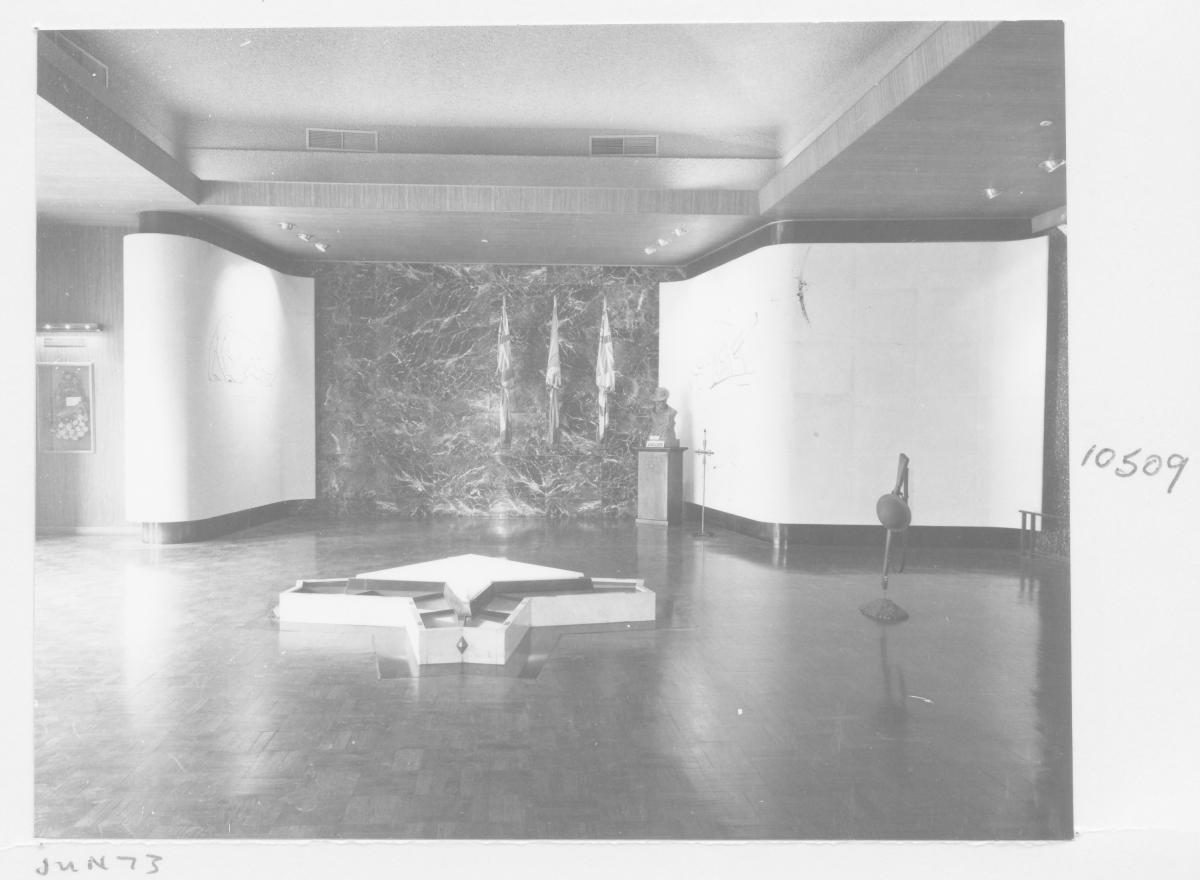 Interior of the Works Department's Anzac House on Wickham Terrace - Brisbane, June 1973