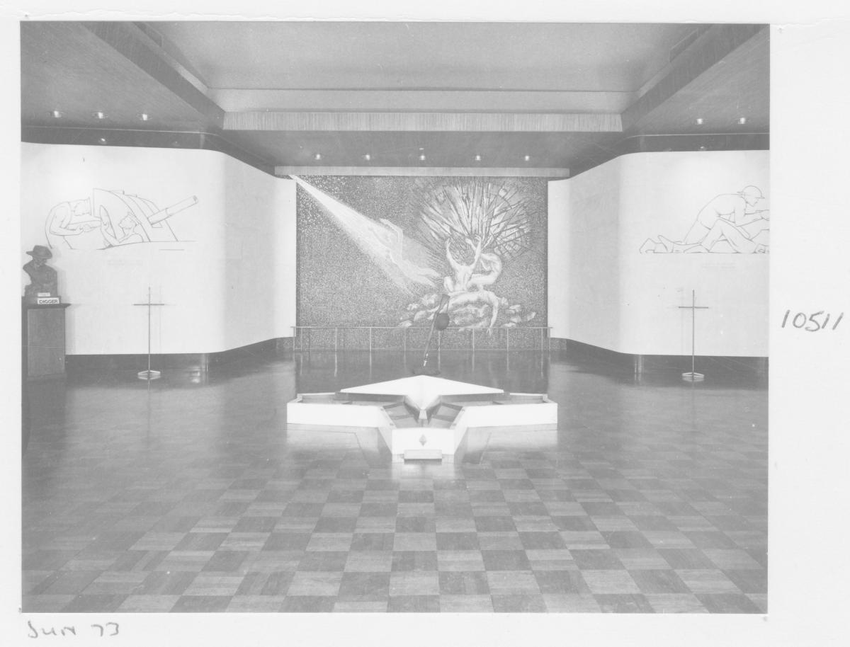 Interior of the Works Department's Anzac House on Wickham Terrace - Brisbane, June 1973