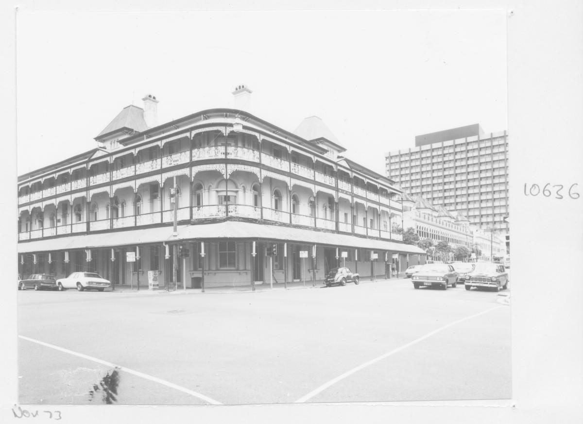 The Bellevue building - Brisbane, November 1973