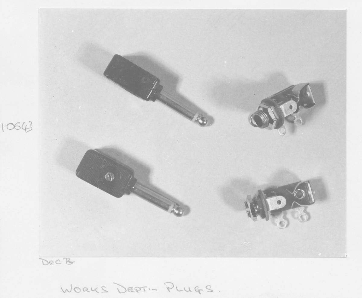 Plugs used in the Works Department - Brisbane, December 1973