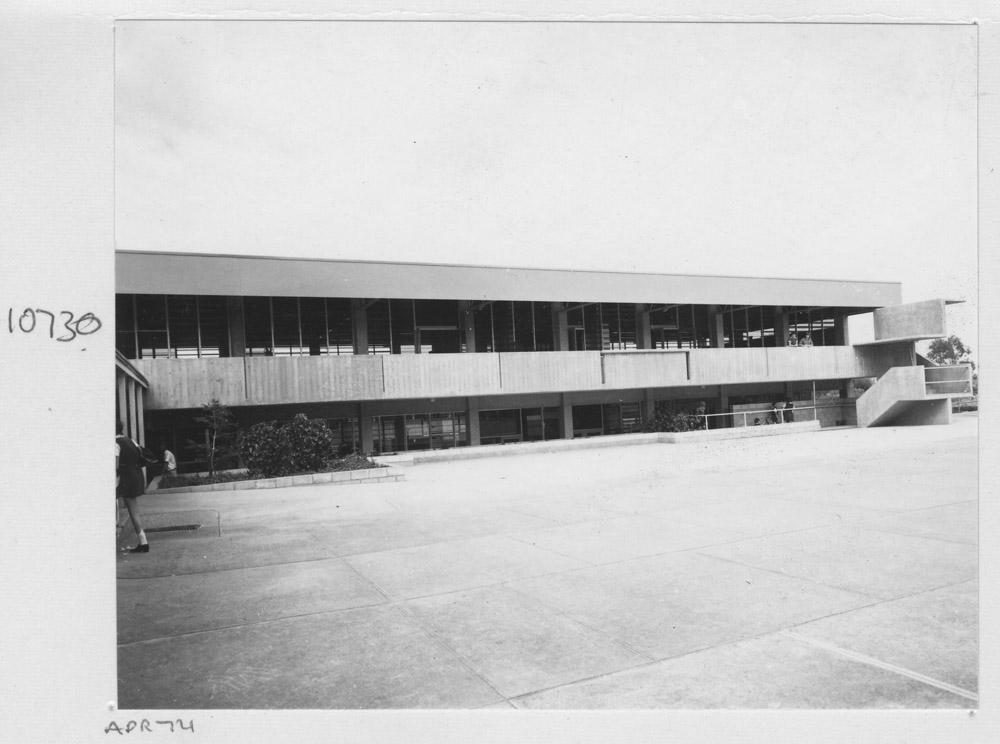 Cavendish Road High School Science Block - Brisbane, April 1974