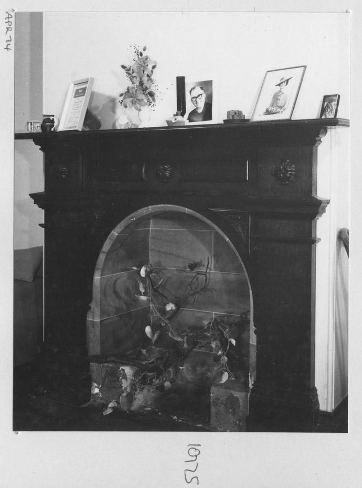 Fireplace of the Providores Cottage at Parliament House - Brisbane, April 1974