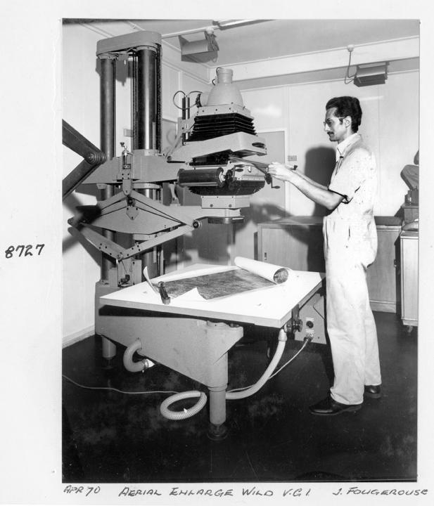 Wild VG1 aerial enlarger [Survey Office, Brisbane], April 1970