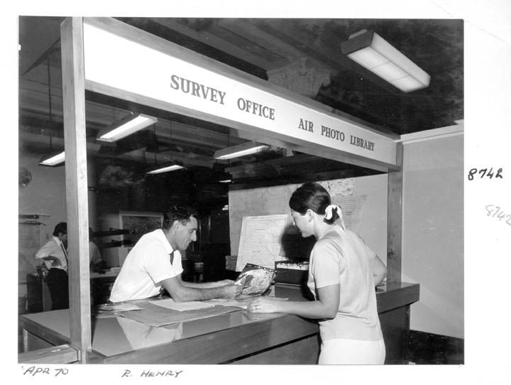 Survey Office, Air Photo Library, Brisbane, April 1970