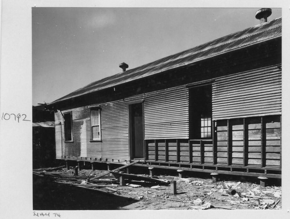 Burnt out Salvation Army (Salvos) building at South Brisbane - May 1974