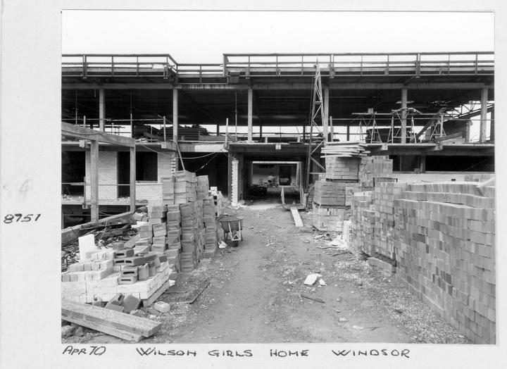 Wilson Girls Home construction, Windsor, Brisbane, April 1970