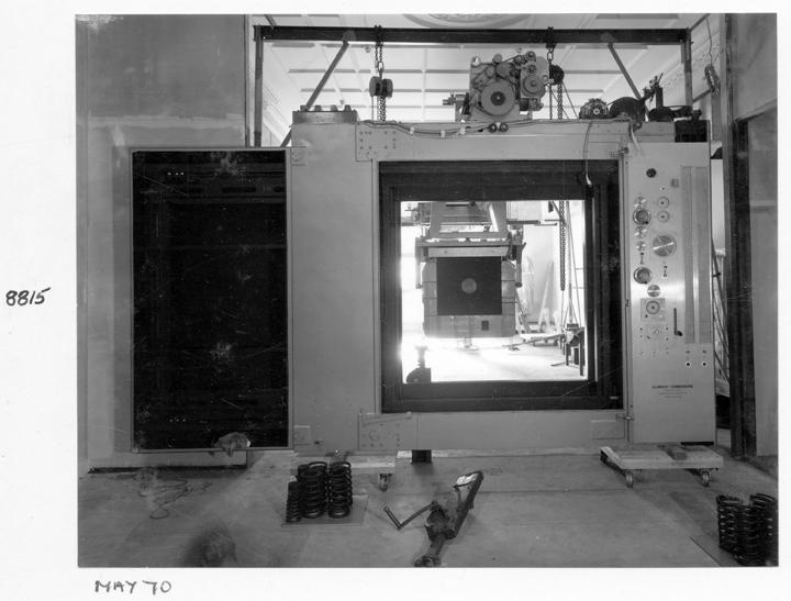 Klimsch camera installation, Executive Building, Brisbane, April 1970