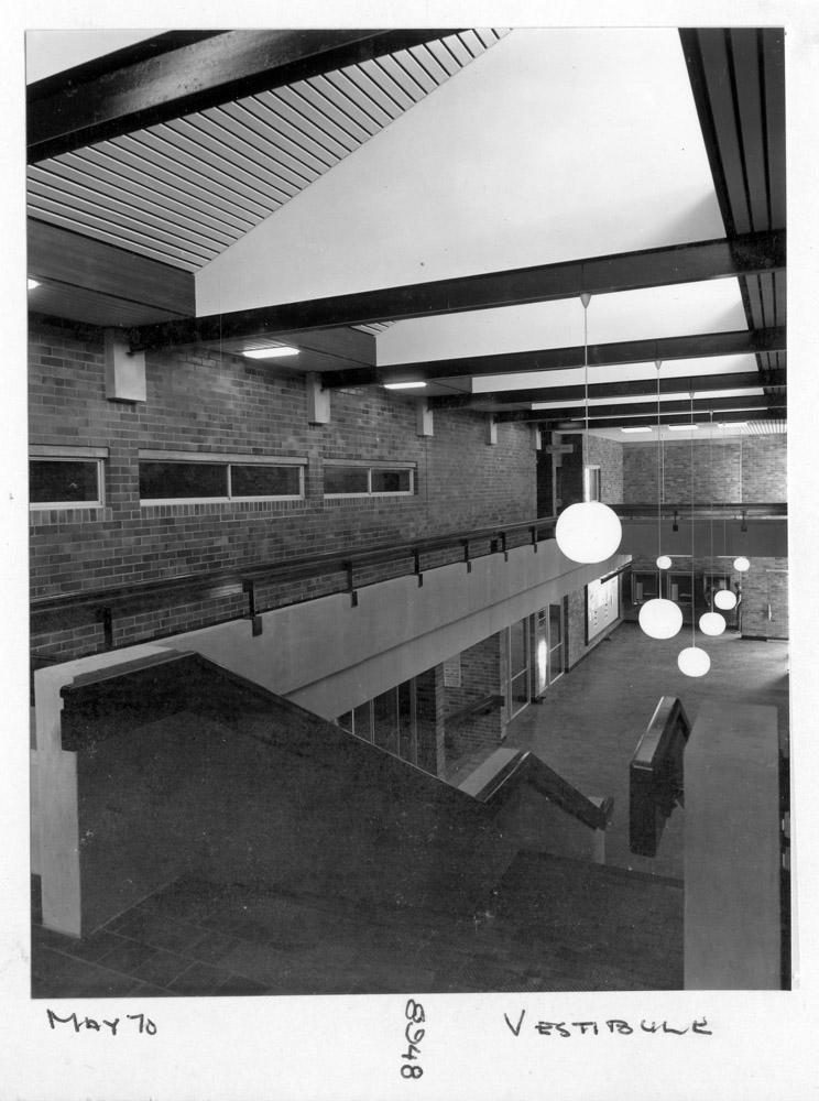 Vestibule, Queensland Institute of Technoloy, Brisbane, May 1970
