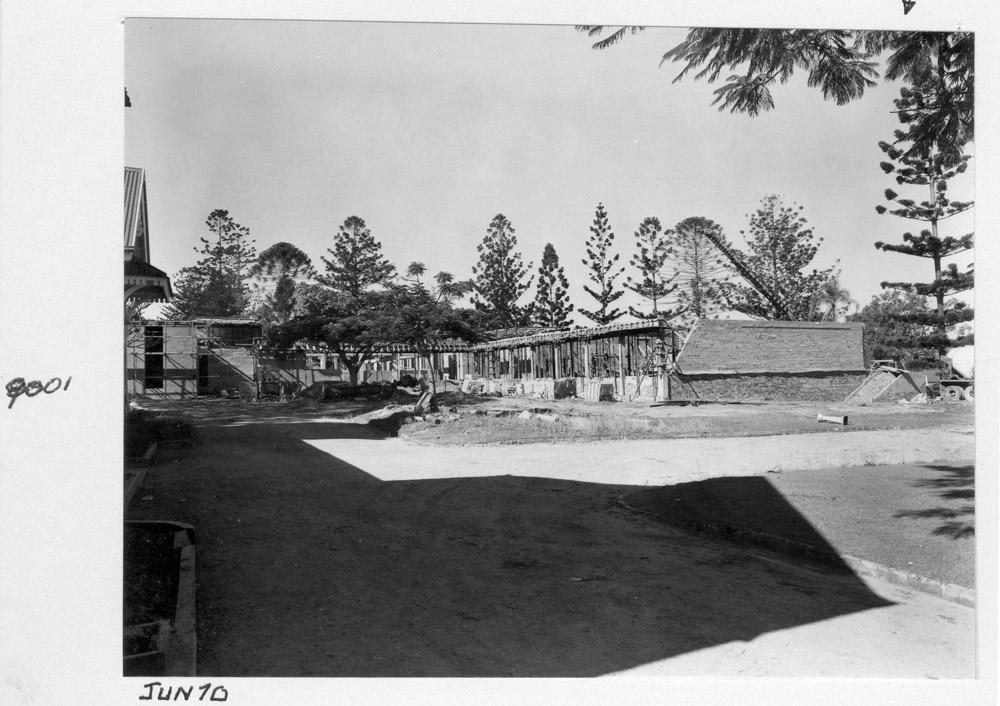 Wolston Park Hospital new ward construction, Brisbane, June 1970