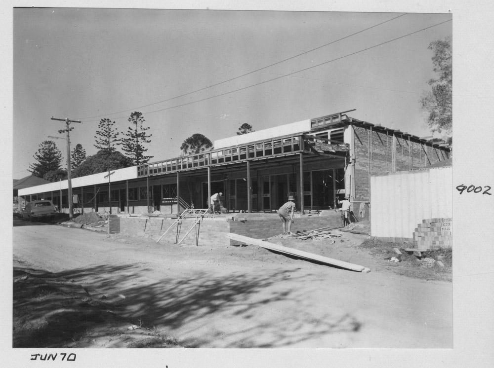 Wolston Park Hospital new ward construction, Brisbane, June 1970